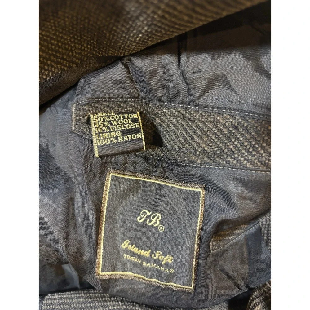 Tommy Bahama Island Soft Brown Textured Sport Coat Jacket Mens Medium